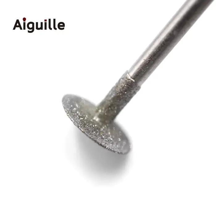 Tige de type K 2,35 mm 120 # Fraises de meulage diamantées 0.5-10mm, mèches de meulage des dents,