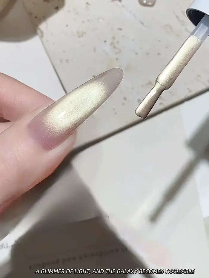 1-24 pièces TC automne et hiver doux brillant or richesse or oeil de chat Gel vernis à ongles polyva
