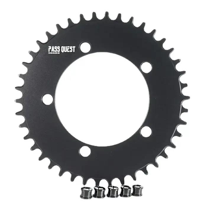 Pass Quest-Pédalier rond et narpour vélo de route, plateau large étroit, 42T-58T, 110, 5 BCD, 110BCD