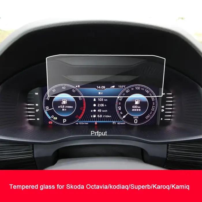 Protecteur d'écran en verre pour voiture, écran LCD 10.25 pouces, Skoda, Columbus, Octavia, Kodiaq,