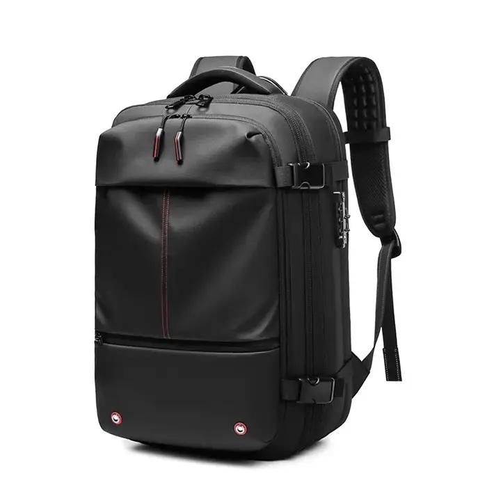 Sac à dos à compression sous vide pour ordinateur portable, sac à dos de voyage pour hommes, grande