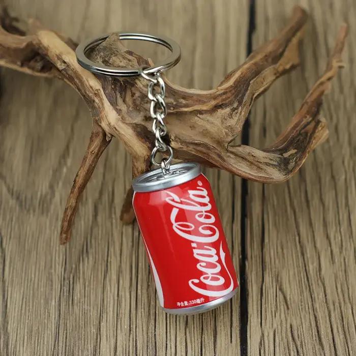 Porte-clés bouteille de boisson créatif, accessoires pour vêtements unisexe, 5 Styles miniatures, bi