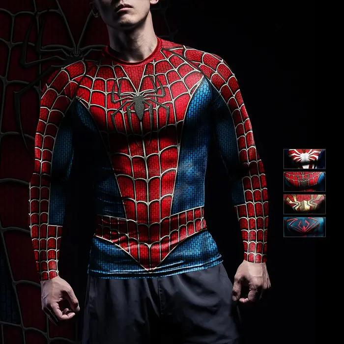 NADANBAO – chemises de Compression pour hommes, protection contre les éruptions cutanées, Cosplay, s