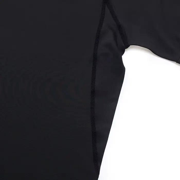 Hommes Compression course t-shirt Fitness serré à manches courtes t-shirt formation Jogging chemises