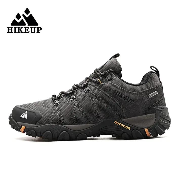 HIKEUP chaussures de randonnée antidérapantes pour hommes vêtements de plein air respirants résistan