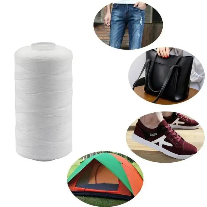 Ensemble de fils à coudre en polyester pour machines à main, Végétde bricolage, 500m, 2 pièces
