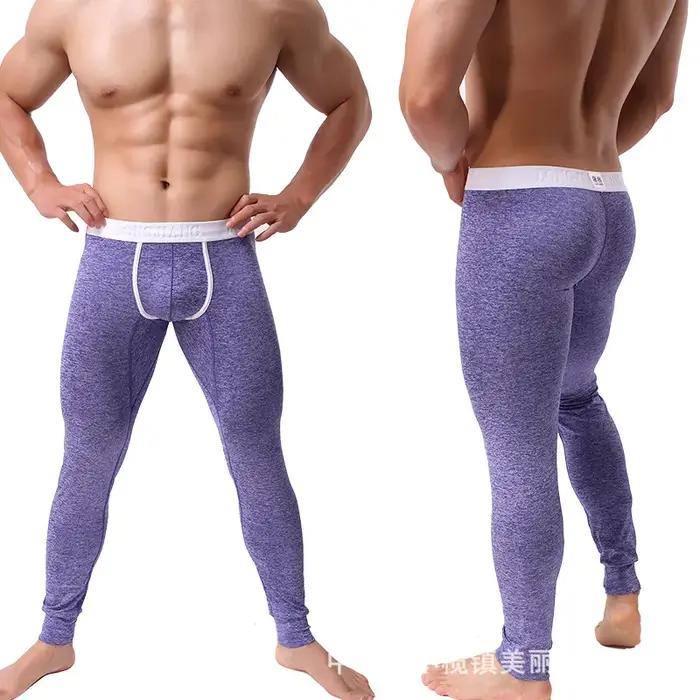 Pantalons thermiques pour homme sous-vêtements bas collants vêtements thermiques de nuit caleçons pour hiver activités de plein air occasions spéciales