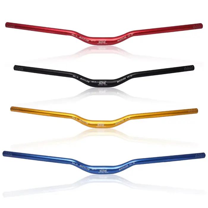 BUCKLOS 25.4mm 31.8mm guidon de vélo 620/660/720/780mm guidon d'hirondelle de vélo ultraléger Type M