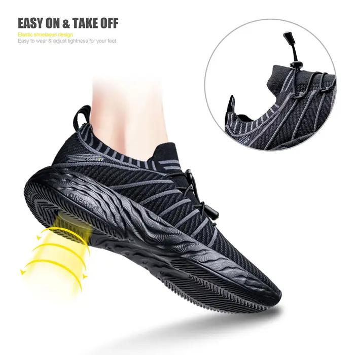 ONEMIX-Baskets légères et respirantes pour homme, chaussures de sport à lacets, de jogging, d'extéri