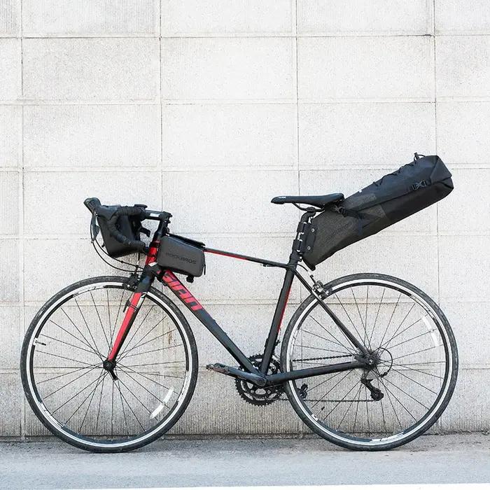 ROCKBROS – sac de vélo réfléchissant imperméable 8 10 14 L, sacoche de selle de grande capacité, sac
