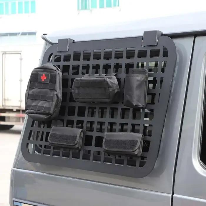 Kit de rangement pour lunette arrière tout-terrain en alliage, étagère à outils pour Mercedes Benz C