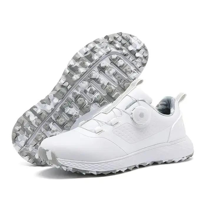 Baskets golf imperméables hommes femmes confortables mode décontractée extérieur