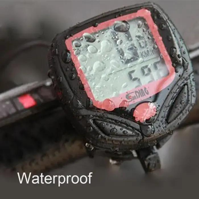 Ordinateur de vélo avec écran LCD, compteur de vitesse et odomètre étanche, suivi numérique du kilom