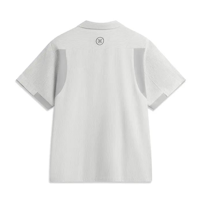 Chemise à rayures Wade homme 100% coton coupe ample - Hauts mode loisirs manches courtes doublure ASHV169