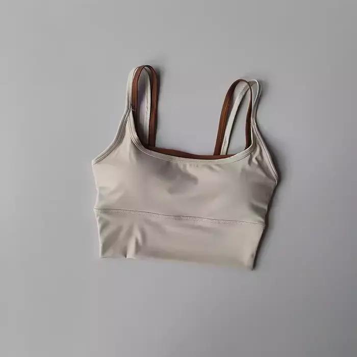 Soutien-gorge de Sport pour femmes gilet de gymnastique Yoga beauté noir bustier tubulaire course so