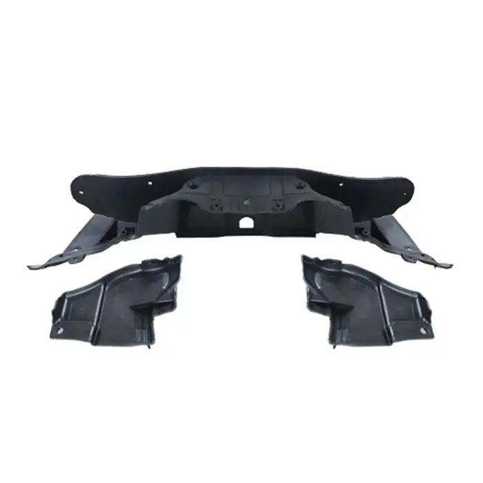 Jeu de panneaux de séparation du compartiment supérieur du moteur de voiture, plastique noir, BMW X5