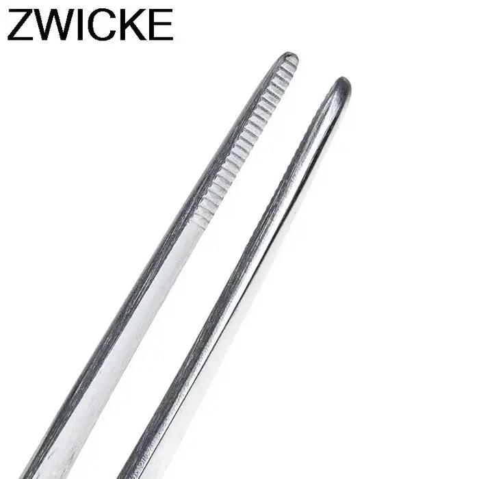 Pincettes médicales anti-avertissement en acier inoxydable 430, pinces longues et droites, 12.5cm-30