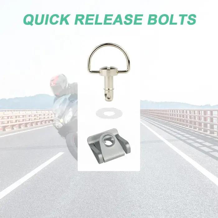 Pour DUCATI MV Agusta Aprilia Yamaha R1 R6 Honda 17mm attaches universelles à dégagement rapide D-RI