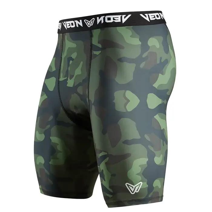 Veidoorn 2 pièces short d'entraînement de Compression pour hommes séchage rapide respirant haute Per