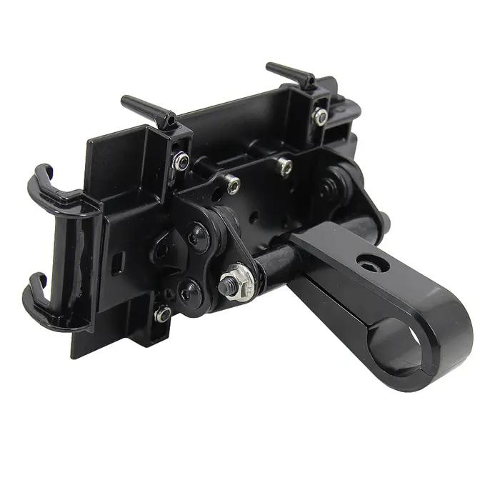 Universel nouveau pour Ø 22mm guidon nouveau noir moto téléphone GPS support avec pince de guidon