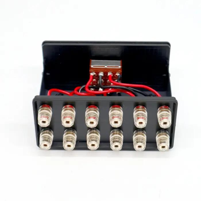 Commutateur de haut-parleur d'amplificateur, une entrée, deux sorties, deux entrées et une sortie, d