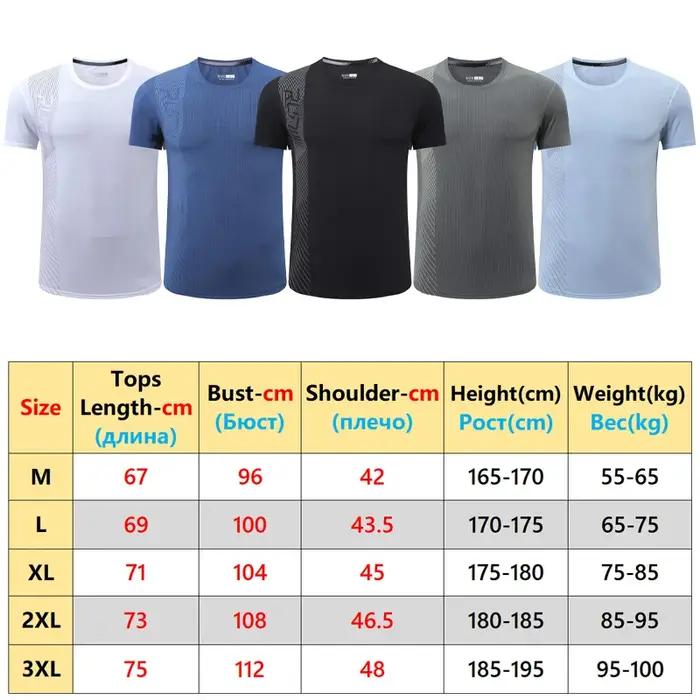 T-shirt à Manches Courtes en Maille pour Homme, Vêtement de dehors, de Course, de Musculation, d'Ent