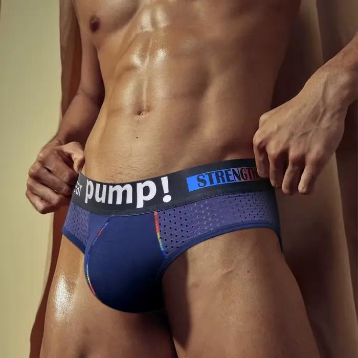 Sous-Vêtements Sexy Hommes Maille Respirante Bikini Jockstrap Slips Culotte Sissy Gay Occasions Spéciales