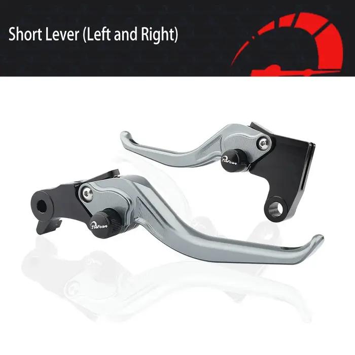 Jeu de poignées de leviers de frein et d'embrayage courts pour moto TIGER 850 SPORT TIGER 900 GT GT