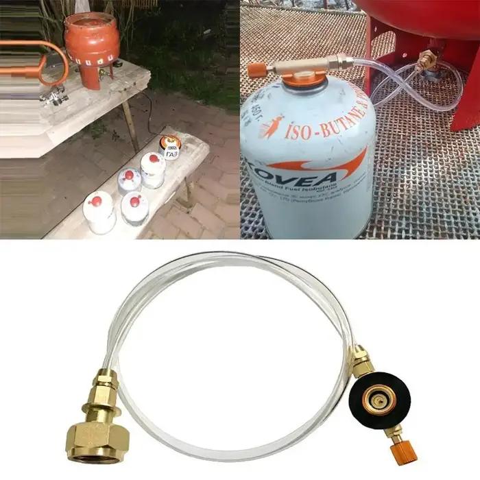 Adaptateur de recharge de Propane pour cuisinière à gaz de Camping en plein air, adaptateur de réser