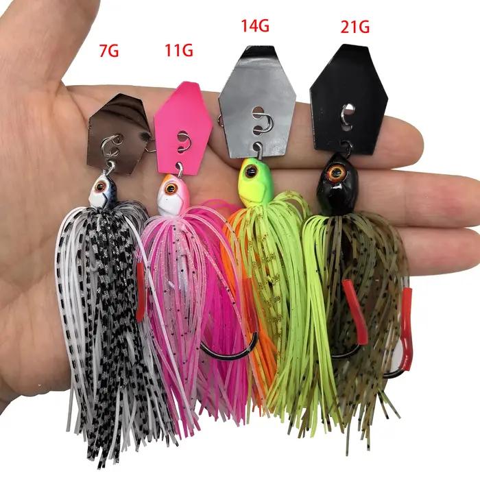 Mycena – leurre de pêche avec lame, Buzzbait, wobbler, pour bar, brochet, spinnerbait, 7G/9G/11G/14G