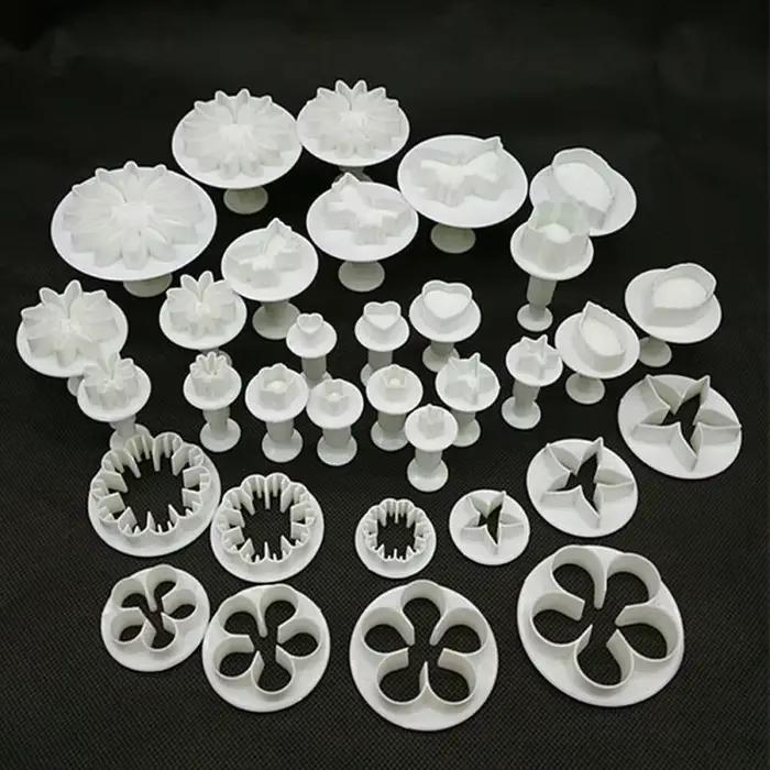 33 pièces/ensemble plongeur Fondant Cutter outils à gâteaux moules à biscuits moule à biscuits brico