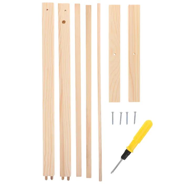 Etagère de rangement en bois pour jouets et vêtements de bébés et jeunes enfants porte-vêtements T1 chambre de bébé organisation efficace et attrayante