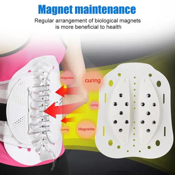 Ceinture de soutien lombaire avec système de poulie, attelle pour le bas du dos, ceinture dorsale po