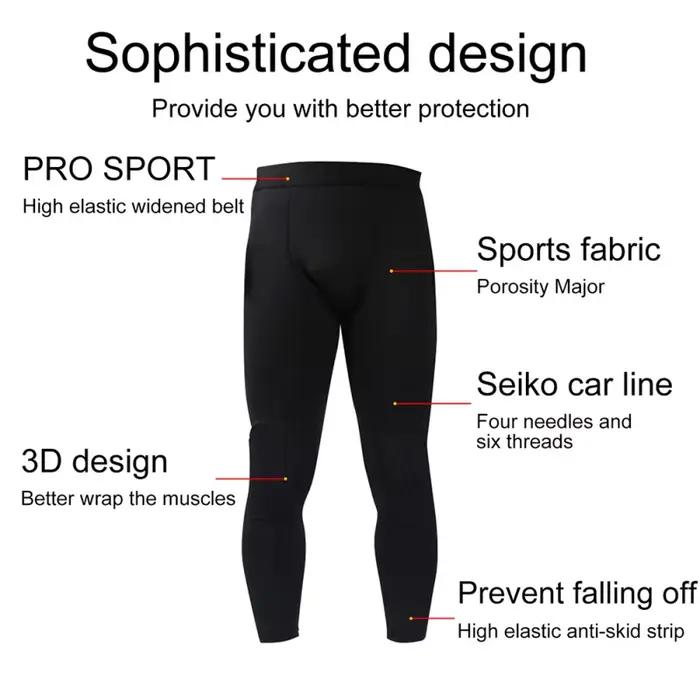 Leggings de compression capri avec genouillères pour hommes et femmes, collants rembourrés, pantalon