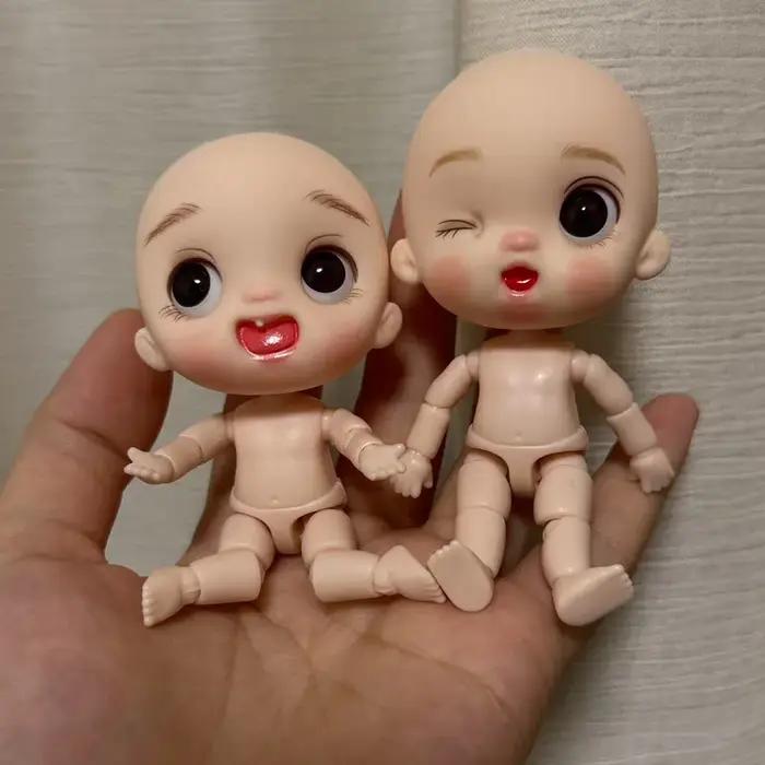 Poupée multi-articulation BJD de 9CM, avec Expression faciale, jouet pour filles, cadeau