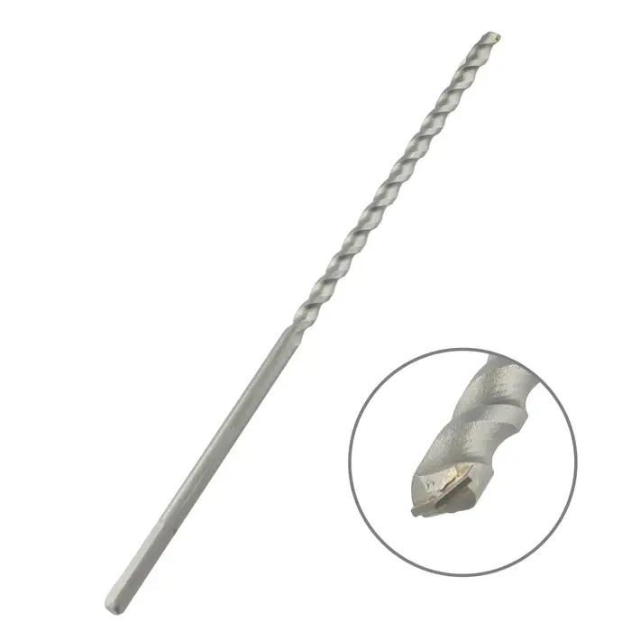 Foret à percussion pour béton et maçonnerie de 300mm de Long, tige triangulaire 6 8 10 12 16mm, fore