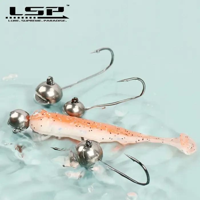 LSP jig head crochet de pêche 1g 1.5g 2g 2.5g 3g 3.5g 5.3g 7g 10g 14g hameçon barbelé matériel de pê