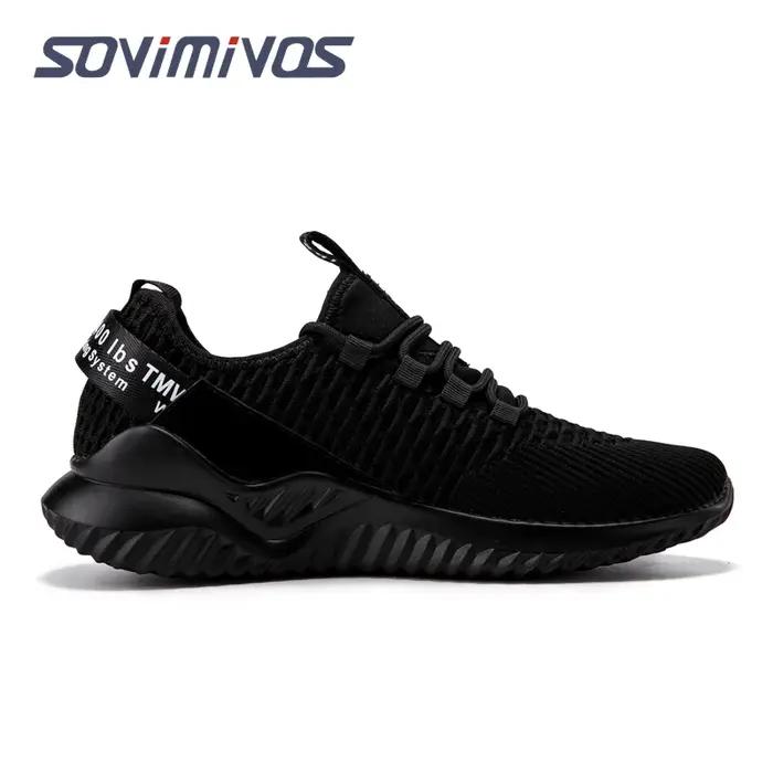 Chaussures de marche homme en mousse mémoire - Baskets légères pour travail, gym et extérieur