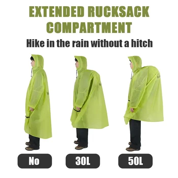 Naturehike – veste de pluie imperméable 3 en 1