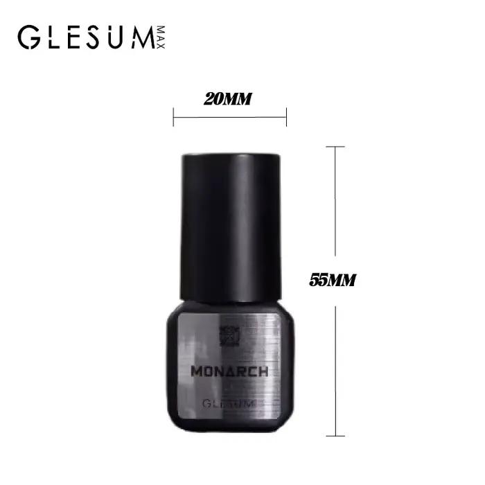 Glesum – colle pour cils de niveau principal, adhésif sec 0.8s, résistant à l'huile et à l'eau, temp