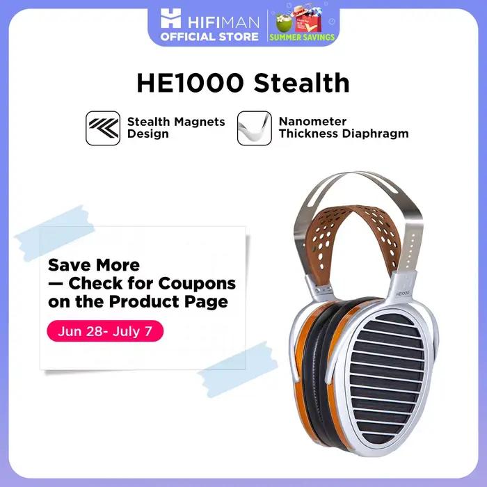 Casque magnétique planaire HE1000 pour Audiophiles