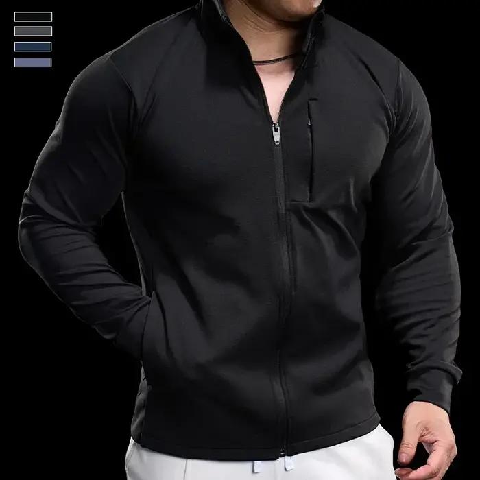 Veste de sport homme à fermeture éclair - Sweat-shirt fitness séchage rapide