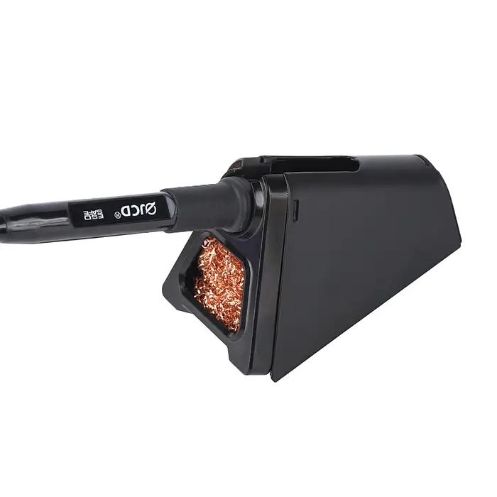 JCD 820 support de fer à souder électrique en alliage d'aluminium avec nettoyage de soudage boule de