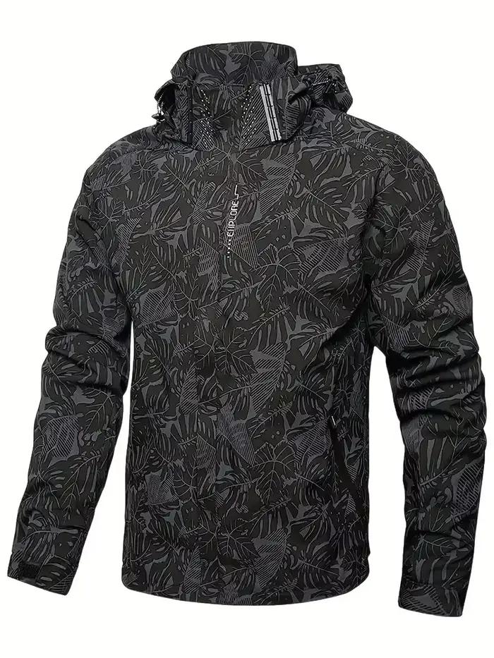 Veste coupe-vent imprimée tendance pour homme, nouvelle collection printemps-automne 2026, décontrac