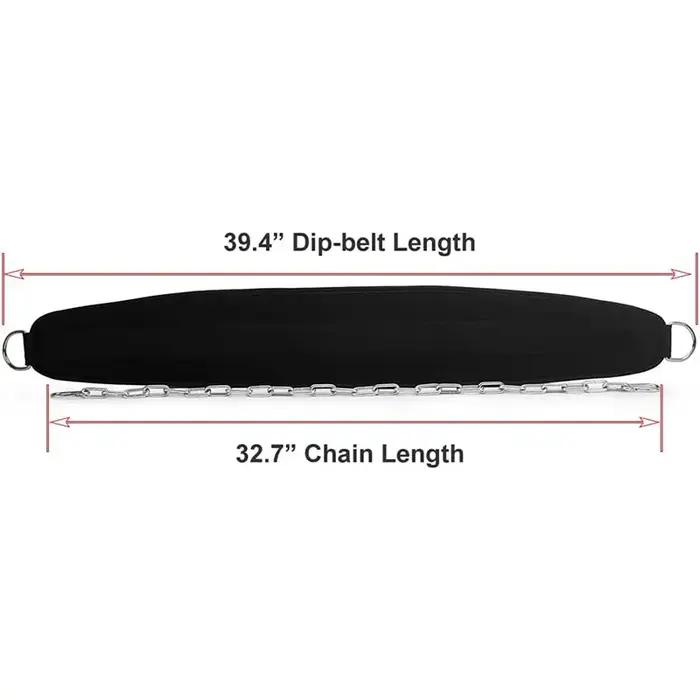 Ceinture côtelée lestée avec JODouble D-Ring, sangle de soutien dorsal, équipement de gymnastique à
