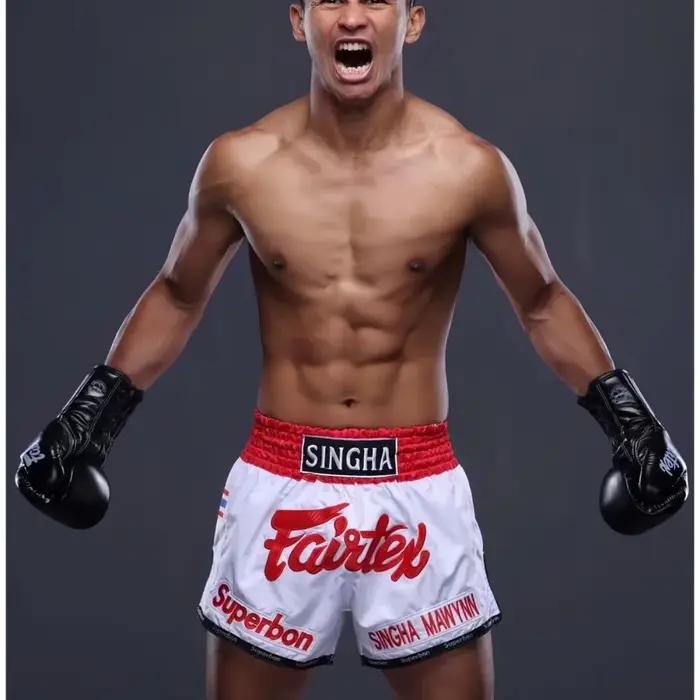 Muay Thai-Fairtex unisexe boxe MMA entraînement short de gymnastique Kickboxing combat Sport Fitness