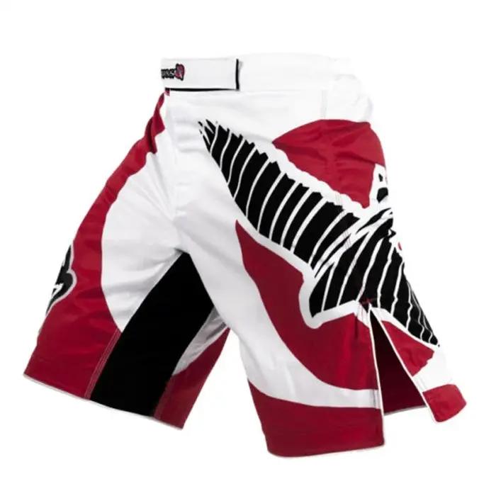 MMA noir dragon aigle sous-titres sport respirant boxe entraînement mma court kickboxing bixong shor