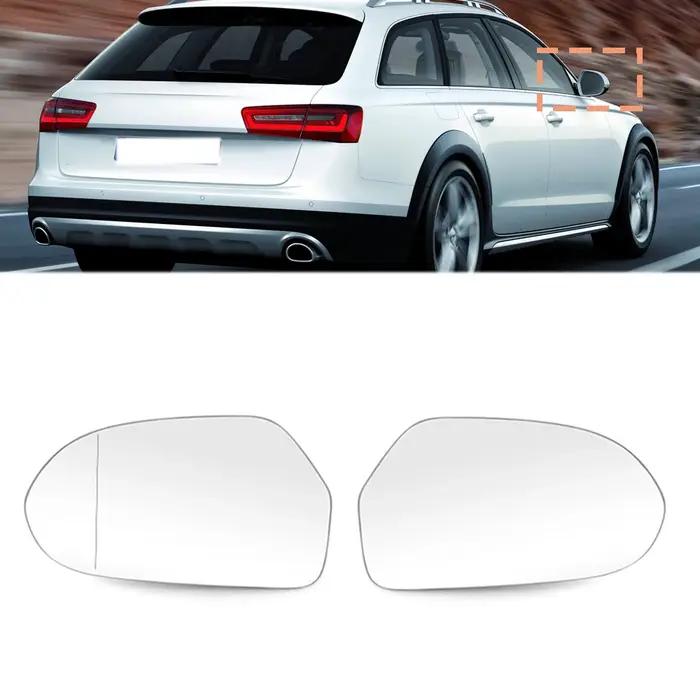 Miroir de porte latéral de passager, en verre chauffé transparent pour Audi A6 Quattro S6 Allroad Av