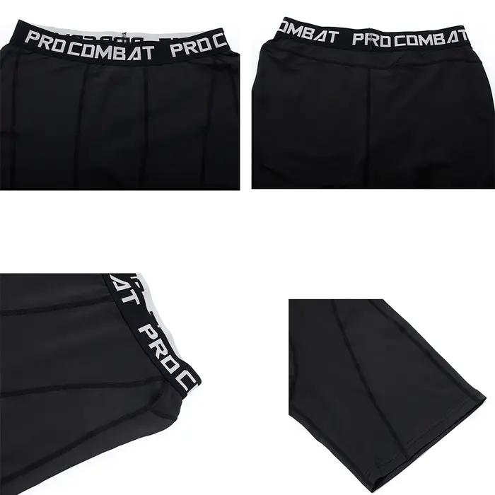Leggings hommes collants de course de gymnastique hommes pantalons de Compression Fitness Jogging pa
