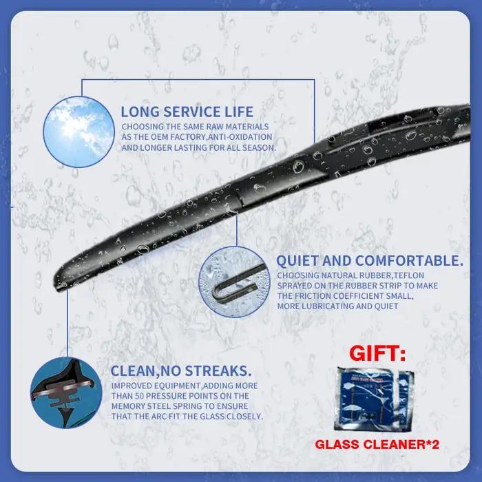 Jeu de balais d'essuie-glace avant, Support IS250 IS200 IS300h IS220d, pour Lexus IS MK3 XE30 2013 –